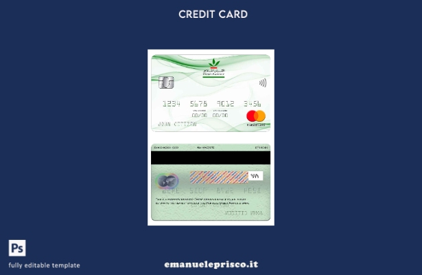 modello di carta mastercard bancaria Credit Agricole Marocco stile verificato